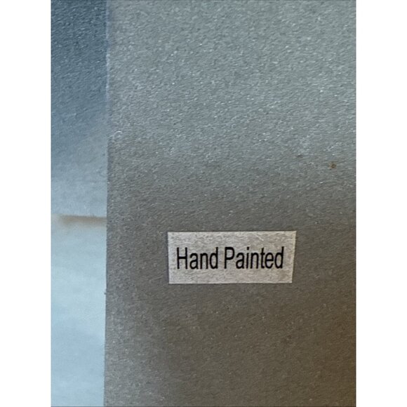 Vtg 1999 Popular Imports 3D Pink Hand Painted Lady Victorian Oval Picture Frame - Picture 12 of 12